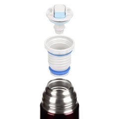 Thermos Staltermos Classic 1 Litre Midnight Red