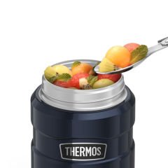 Thermos Midnight Blue Çelik Yemek Termosu 710ml