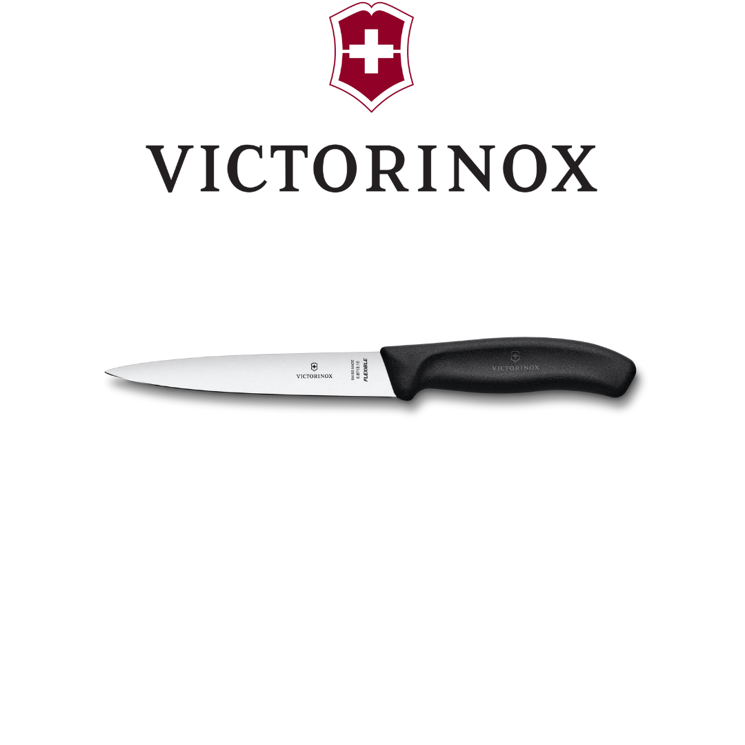 Victorinox 16cm Siyah Fileto Bıçağı