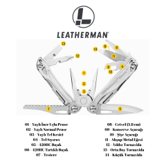 Leatherman Sidekick 14 Fonksiyonlu Çakı