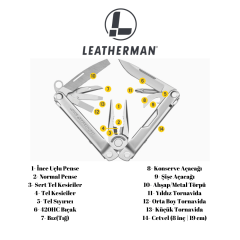 Leatherman Bond 14 Fonksiyonlu Çakı
