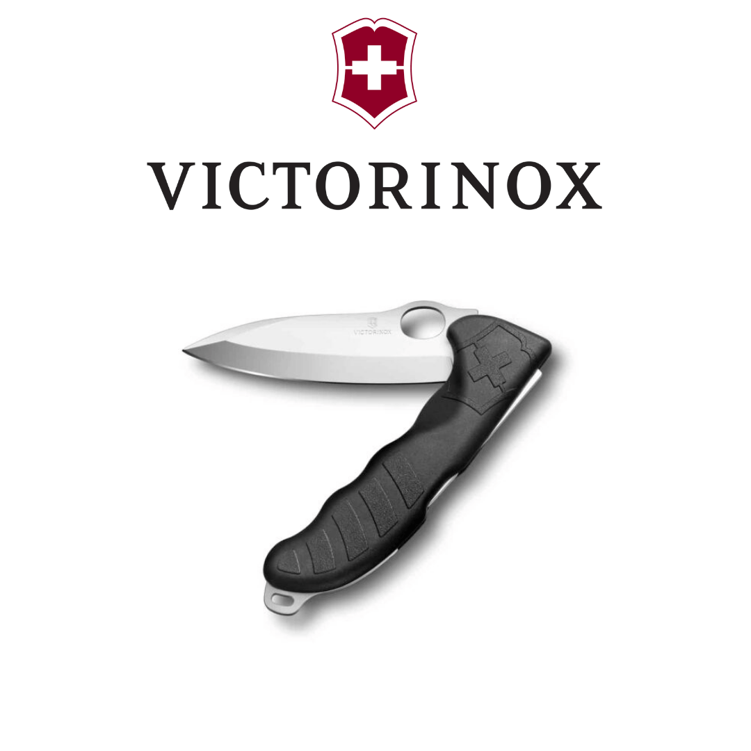 Victorinox Hunter Pro Siyah Tek El Çakı (Kılıflı - Kutulu)